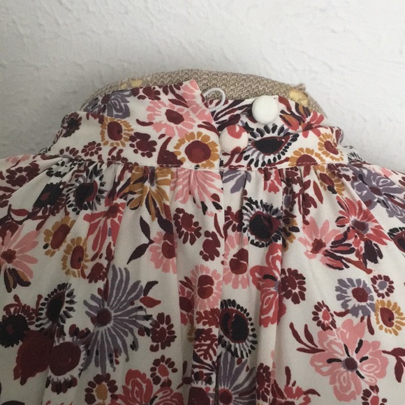 Veronica beard Silk floral print blouse sz 0 - Picture 5 of 9